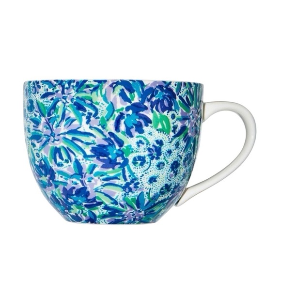 Lily Pulitzer Floral Ceramic Mugs Set - Picture 3 of 8